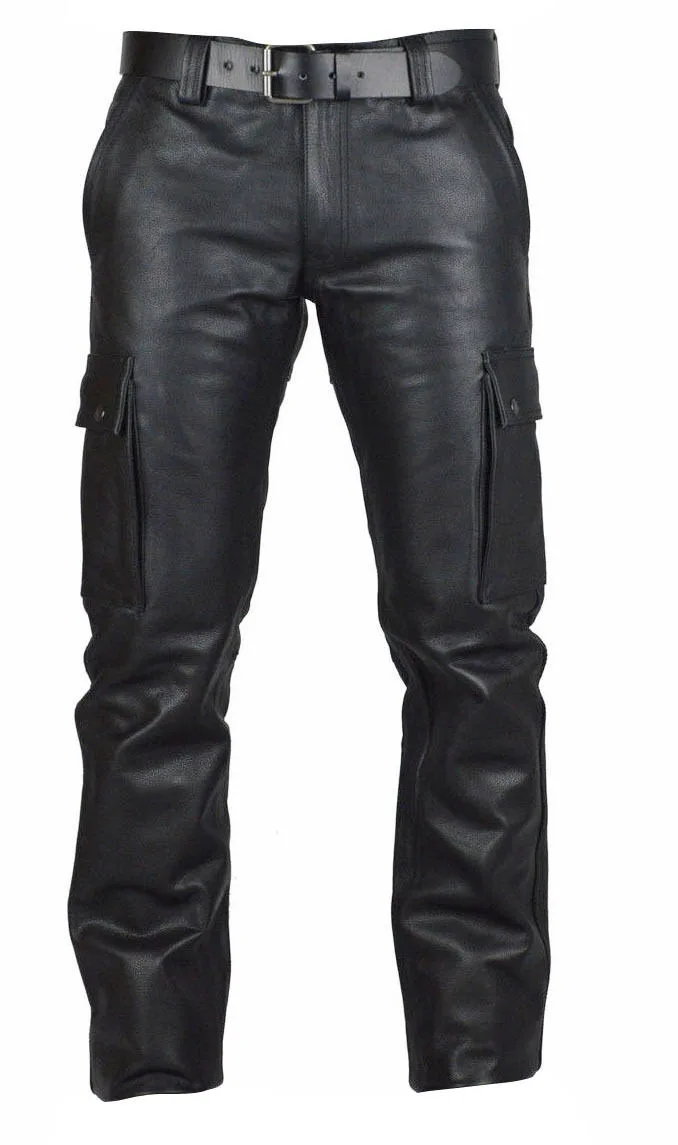 Halloween Adult Men Medieval Leather Pants Retro Punk Retro Renaissance Clothing Men\'s Middle Ages Maxi Size  Large Pants