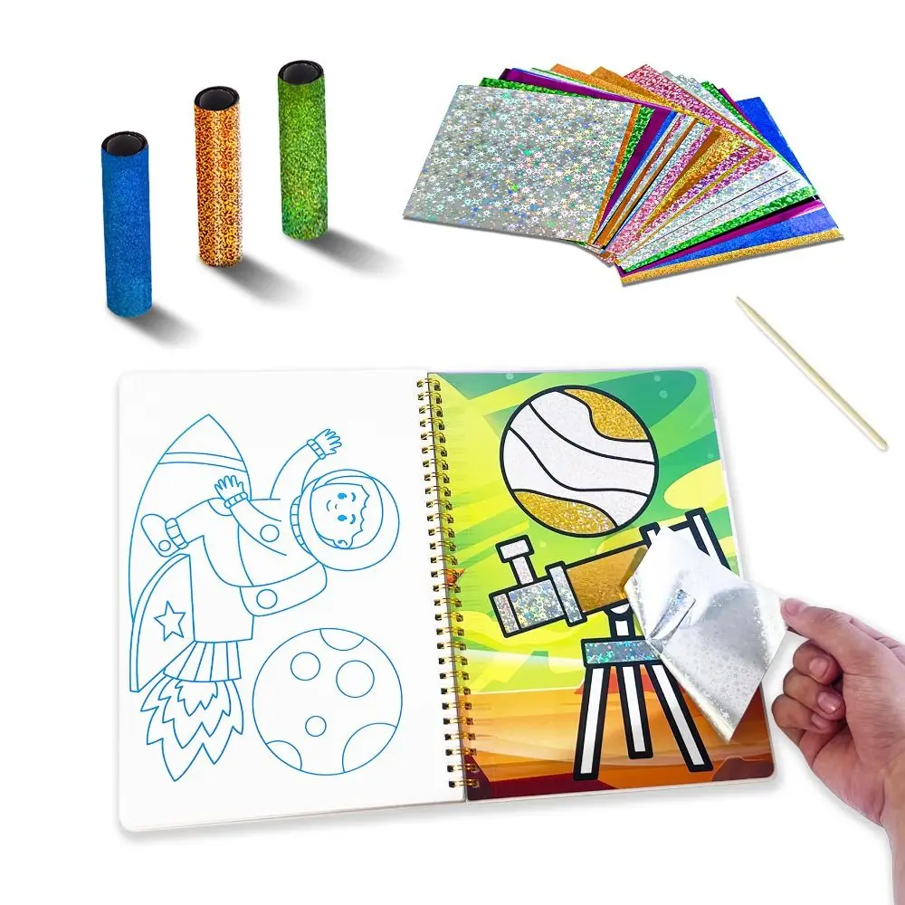 Papier Montessori Zeichnung Spielzeug Montessori Kunst Lernen Transfer Malerei Spielzeug Folie Kunst DIY Handwerk DIY Aufkleber Zeichnung Buch