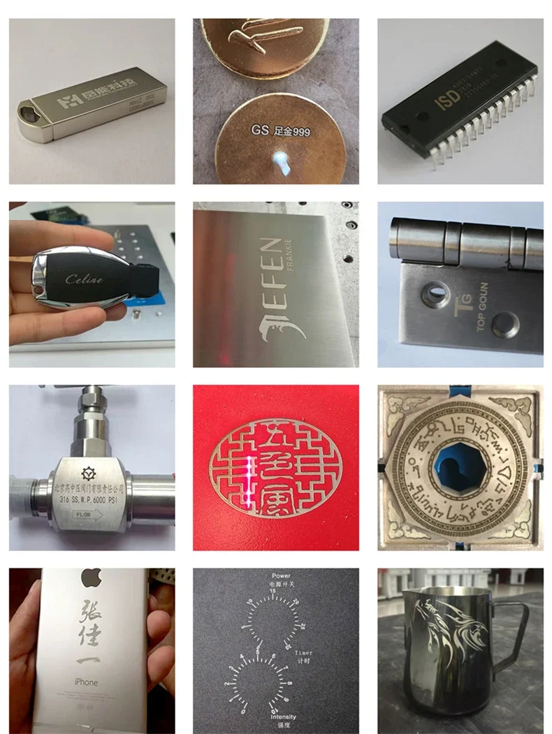 LY Desktop 20W 30W 50W Mini Fiber Laser Marking Machine Upgrade Rotation Rolling Roller Axis Air Cooling Metal Engraving Machine