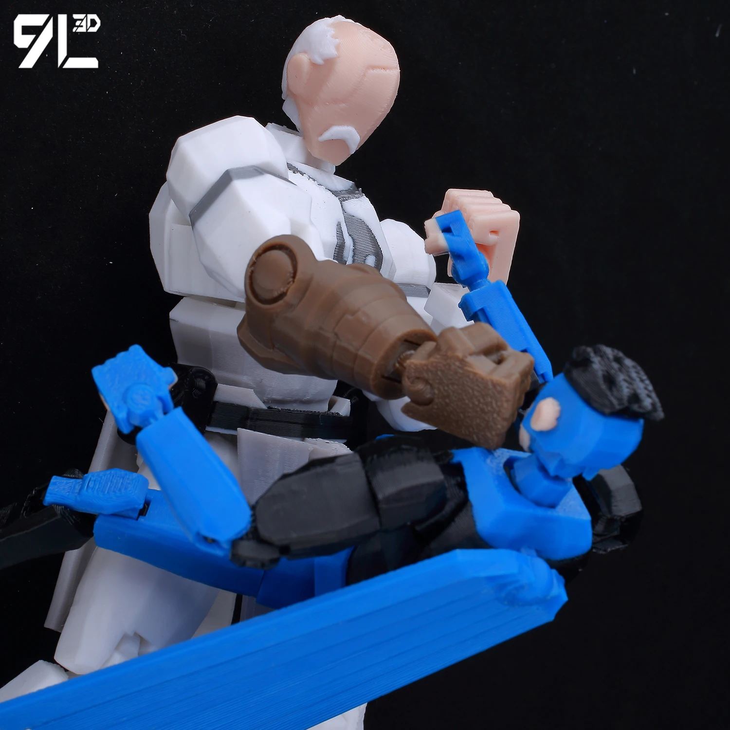 9L3D Lucky 13 Invincible Boy Eve​ Omni Action Figure 3D Printed Anime Model Multi-Jointed Poseable Collectible Toy Gift for Fans image 3