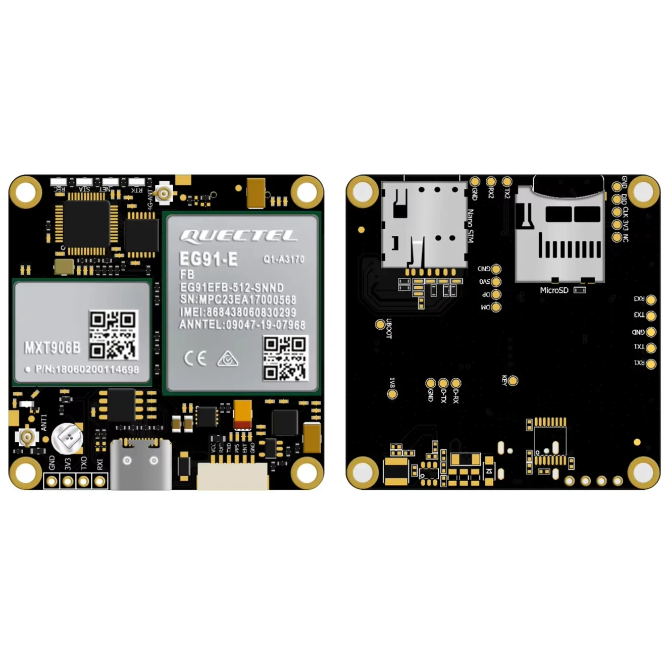 

In stock Beitian Network RTK GNSS Board MXT906B + 4G Communication Solution GNSS Module BG-540M