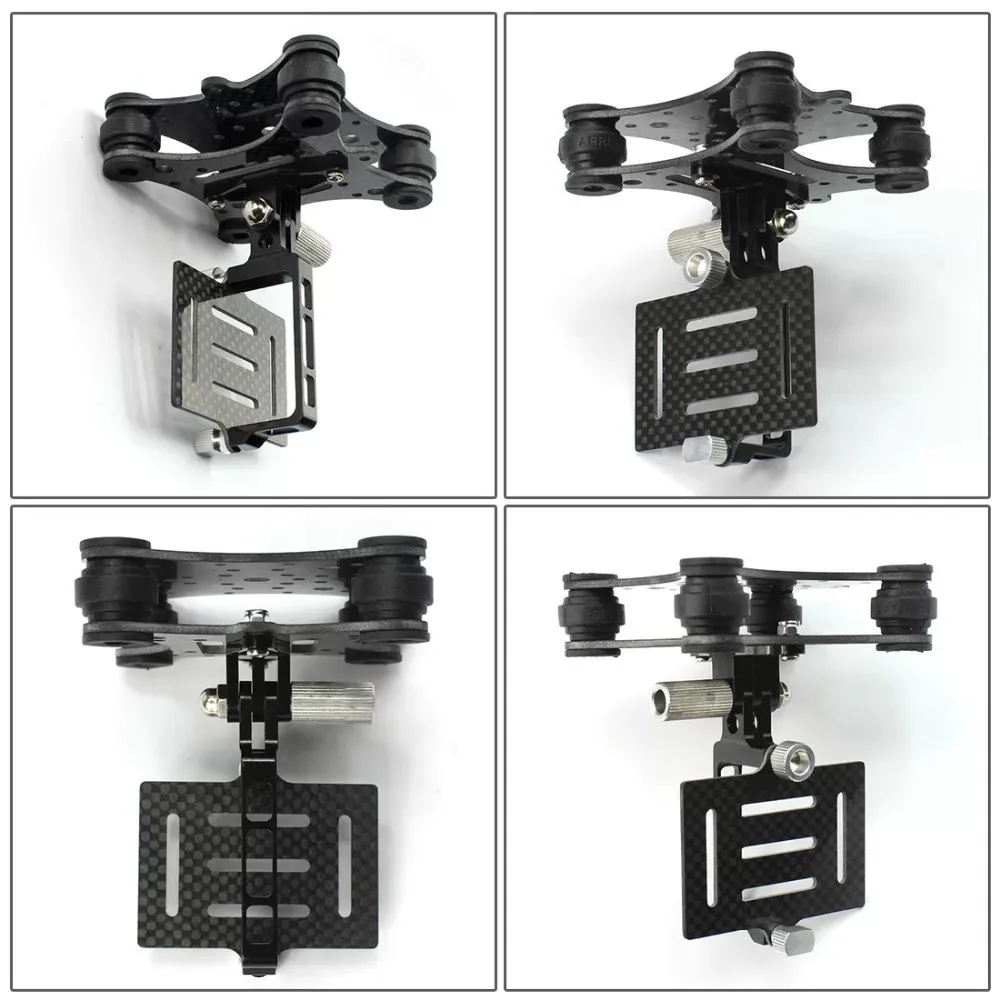 DJI Phantom Aerial Camera Shockproof Gimbal Carbon Fiber GOPRO3 Ultra-light Jelly Reduction FPV Quadcopter Gimbal