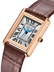 Julius Retro Classic Lady Women's Watch Japan Quartz Elegant Fashion Hours Clock Real Leather Bracelet Girl Birthday Gift Box