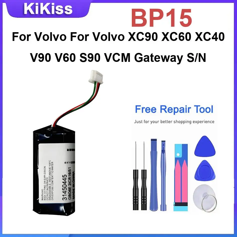 BP15 Battery For VOLVO 31450445 GBQ6E BP15 Replacement Batteries