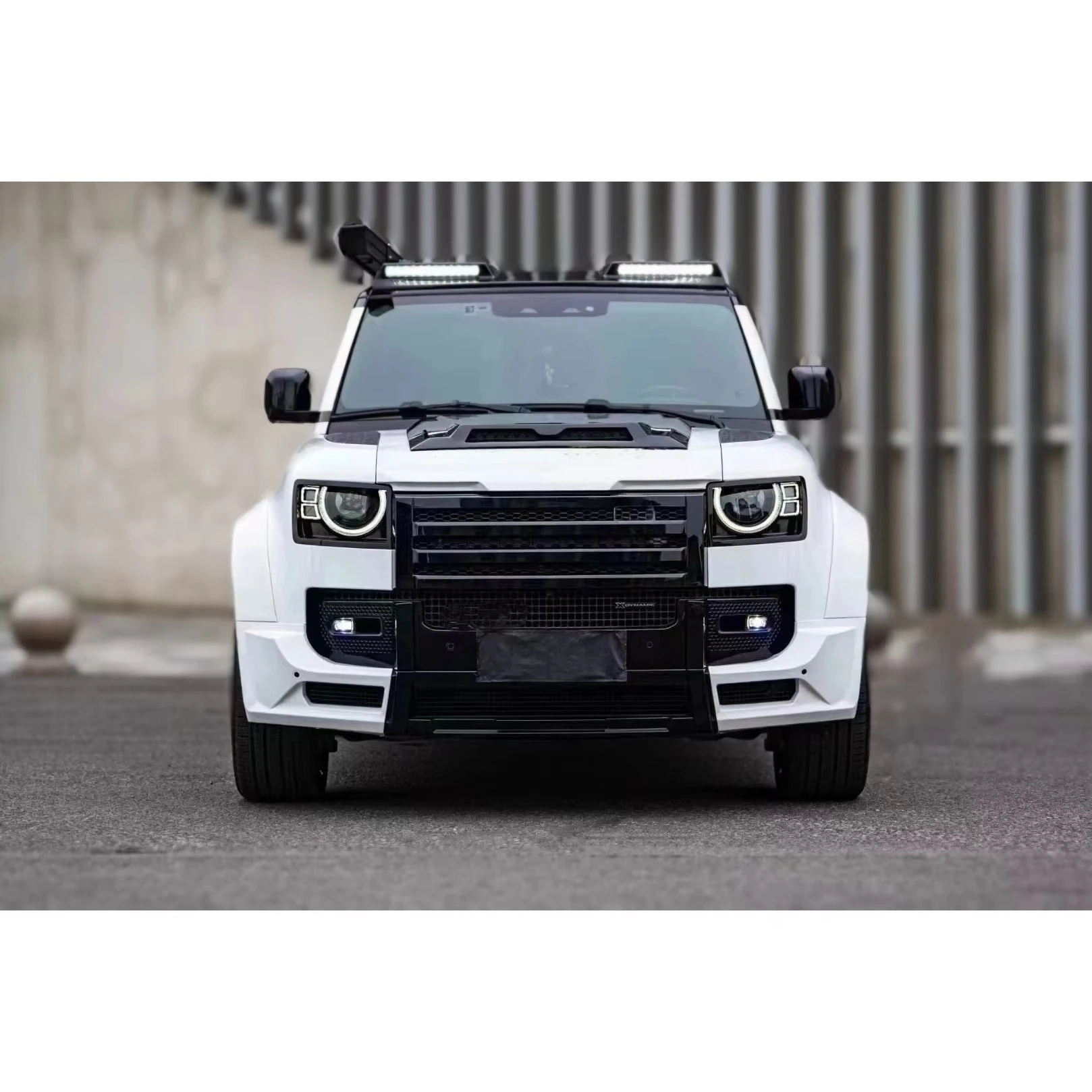 Front Car Bumpers Side Skirt for 2020-2024 Defender Accessories Upgrade Star Wide Bodykit
