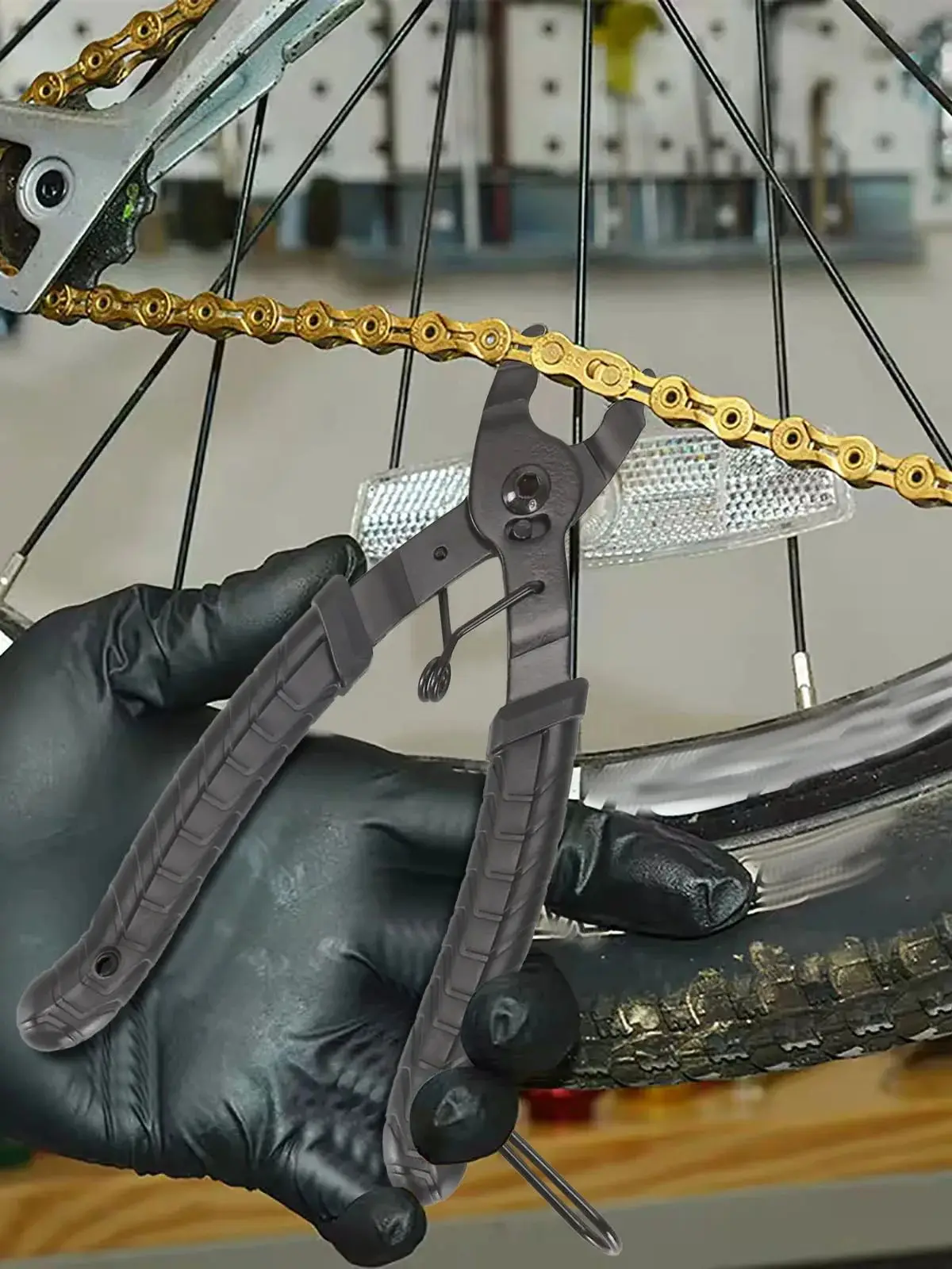 AliExpress NONE Mountain road bicycle chain pliers special chain magic maintenance pliers complete set of disassembly and assembly dual-use plie