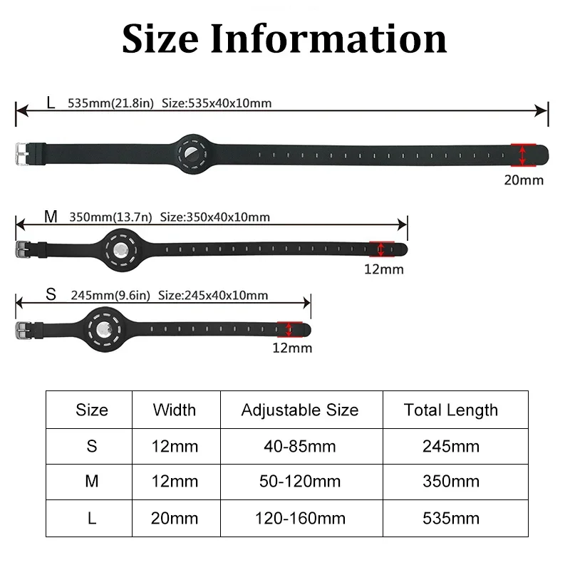 Nowa silikonowa obroża zapobiegająca zgubieniu kota dla Apple Airtag Protective Tracker Anti Lost Positioning Collar Regulowana obroża dla zwierząt