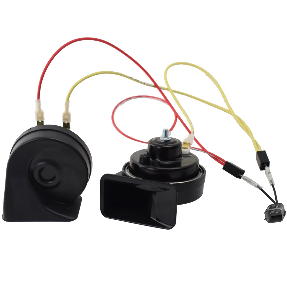 XUKEY Car Horn Snail type Horn For Kia Rio 2005-2018 12V Loudness 110-125db Auto Horn Long Life Time High Low Klaxon Car Styling
