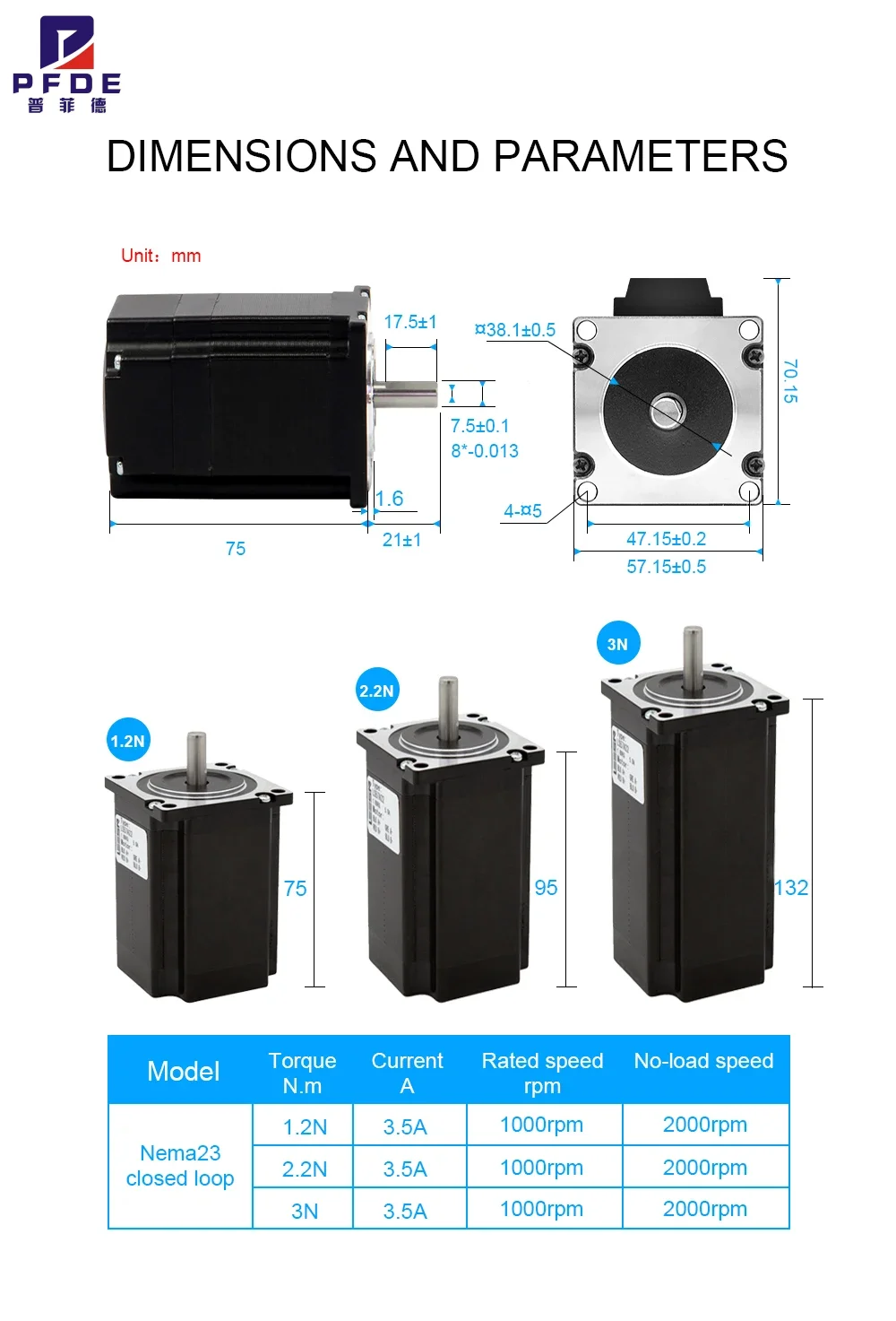 Nema 23 3nm Servo Stepper Motor 57HSE3N+HBS57 Closed-loop Hybrid stepper drive/DL57 High Performance Stepper Drive 2 Phase