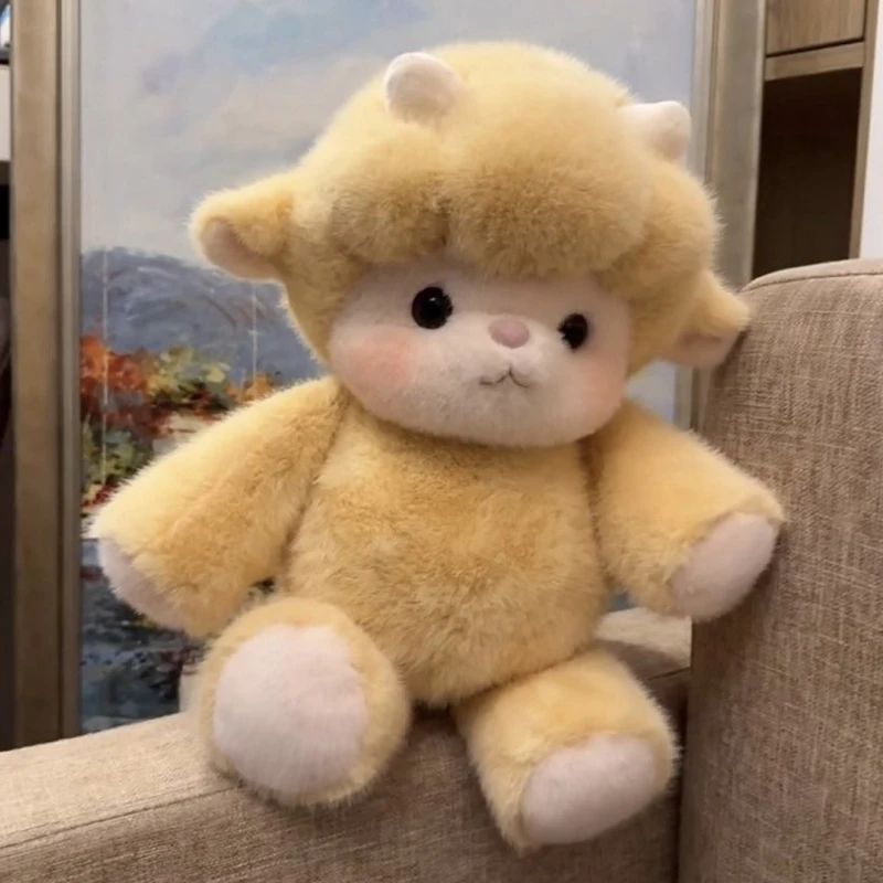 Kawaii Run knuffel pluizig roze varken schapen hooglandkoe perfect verjaardags- of kerstcadeau voor kinderen meisjes dierenliefhebbers
