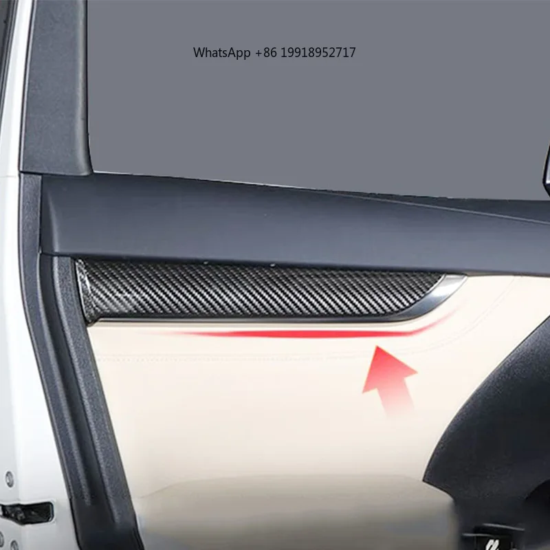 

Suitable for Alphard Crown Vellfire Door Trim Strips Real Carbon Fiber Interior Car Modification