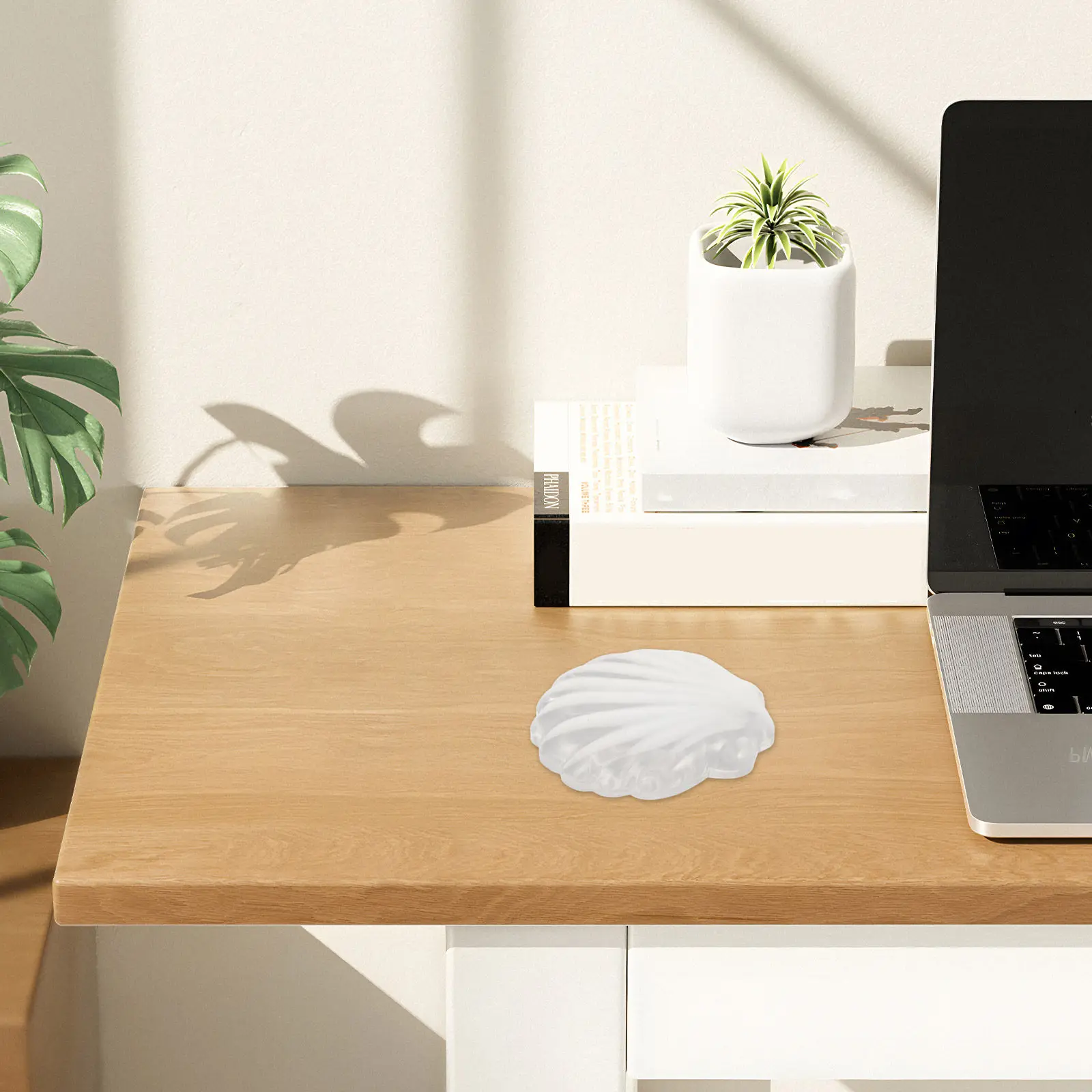 

Shell Mouse Pad Soft Silicone Wrist Rest Non-Slip Base Ergonomic Comfortable Mouse Wrist Support Gaming Office Pad