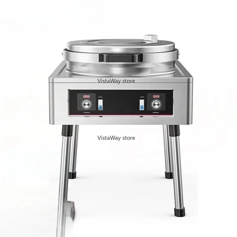 

Commercial electric cake pan double-sided heating large deepening, scone pancake machine large plate digital display