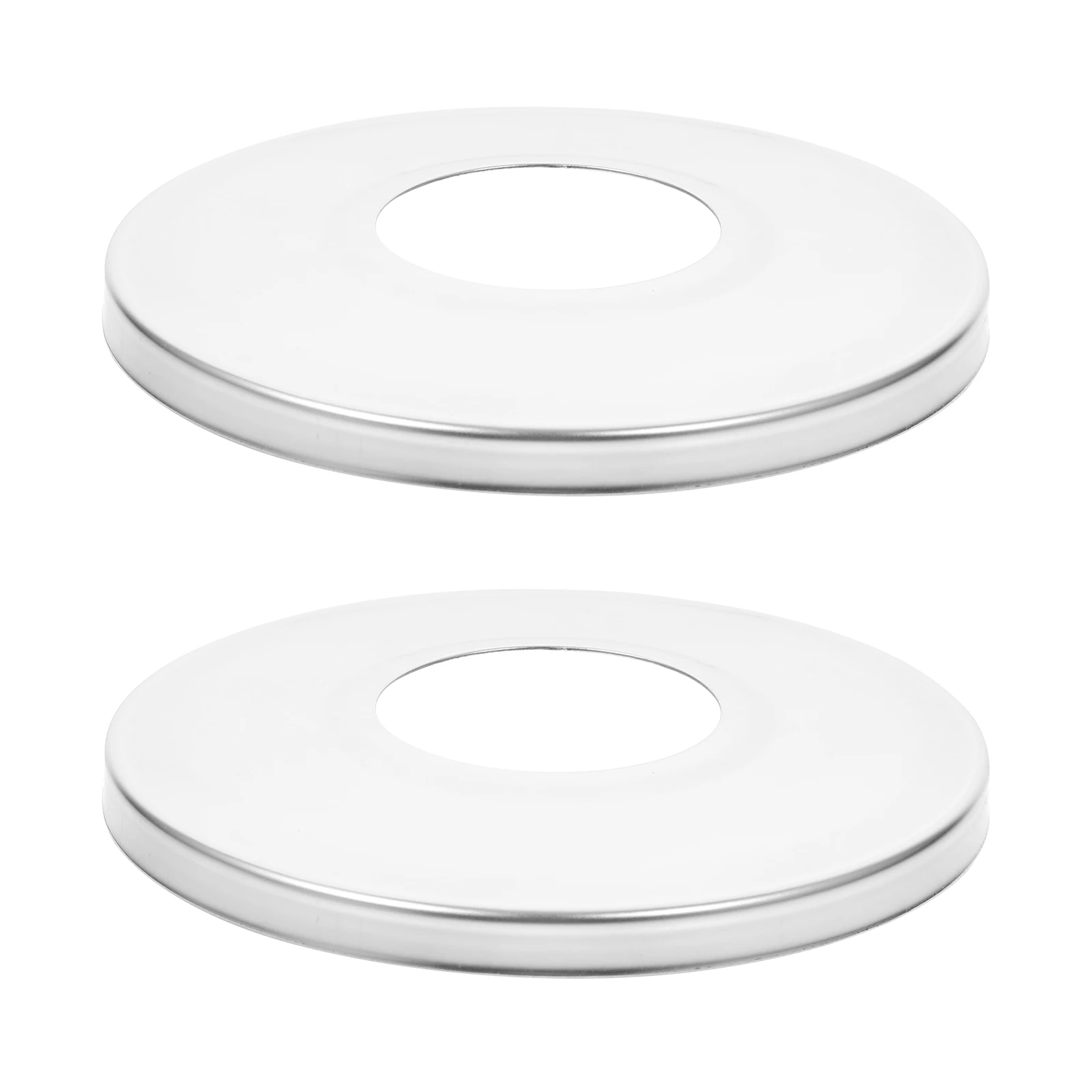 

2 Pcs Stainless Steel Escutcheon Plates Durable Rustproof Pool Ladder Covers Replacement for Spa Swimming Handrail Accessories