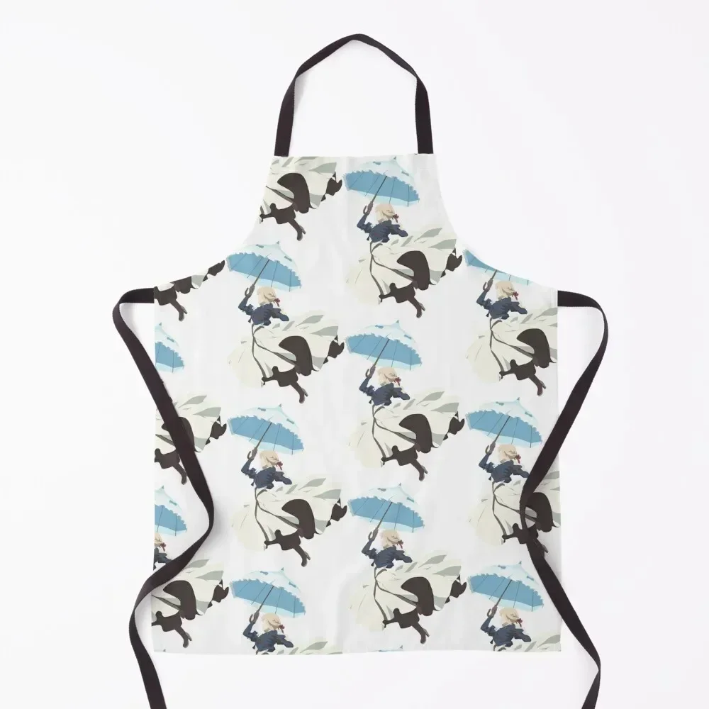 

Violet Evergarden - Parasol - Minimalist Art Apron professional hairdressing Smock for hairdressing Apron