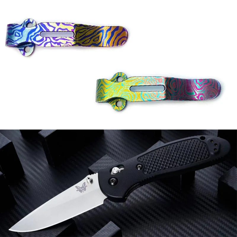 

2 Colors Colorful Titanium Deep Carry Clip for Benchmade Griptillian Bugout 940 980 575 Emerson CQC ZT ProTech TR-4 ZT0640 0920