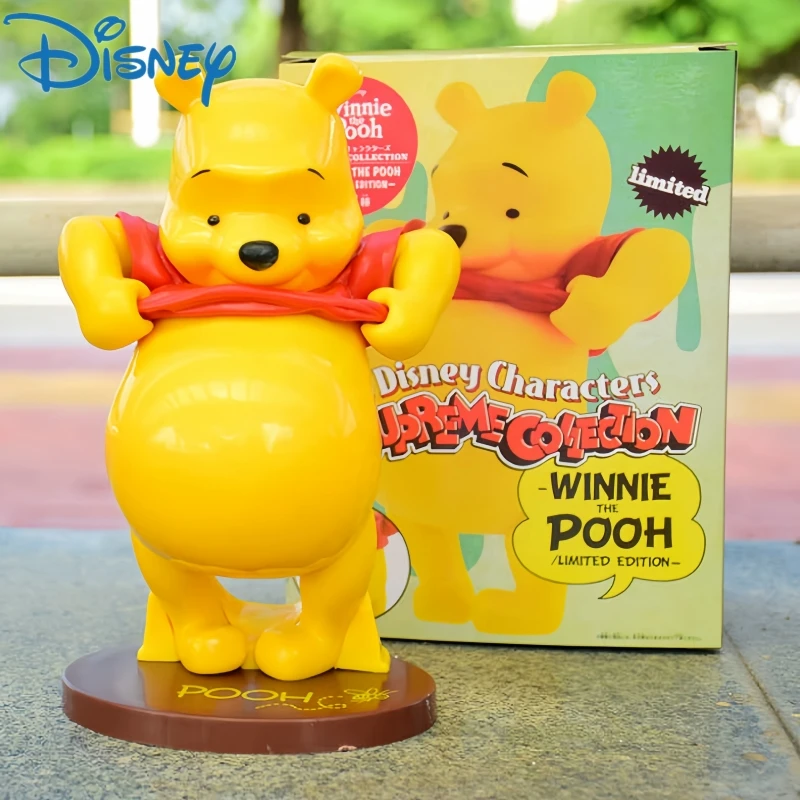 Nuevo juguete de Winnie de Disney The Pooh, muñeca bonita de Winnie The Pooh de gran barriga, adorno de coche hecho a mano, muñeca bonita, regalo de Navidad para niños