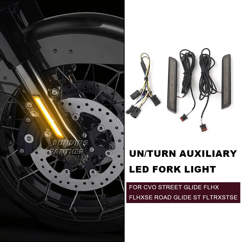 

New motorcycle Modification parts UN auxiliary LED front lights FOR CVo Street Glide FLHX FLHXSE Road Glide ST FLTRXSTSE