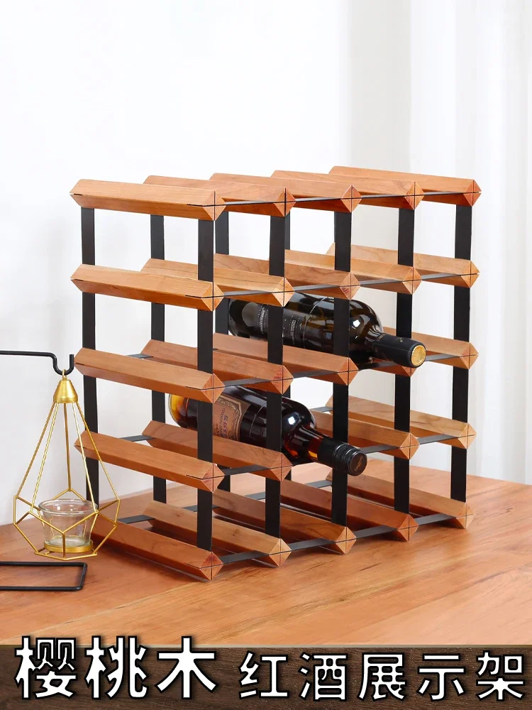 

# Customized Wine Cabinet, Living Room, Red Wine Rack, Solid Wood Bar Counter, Red Wine,