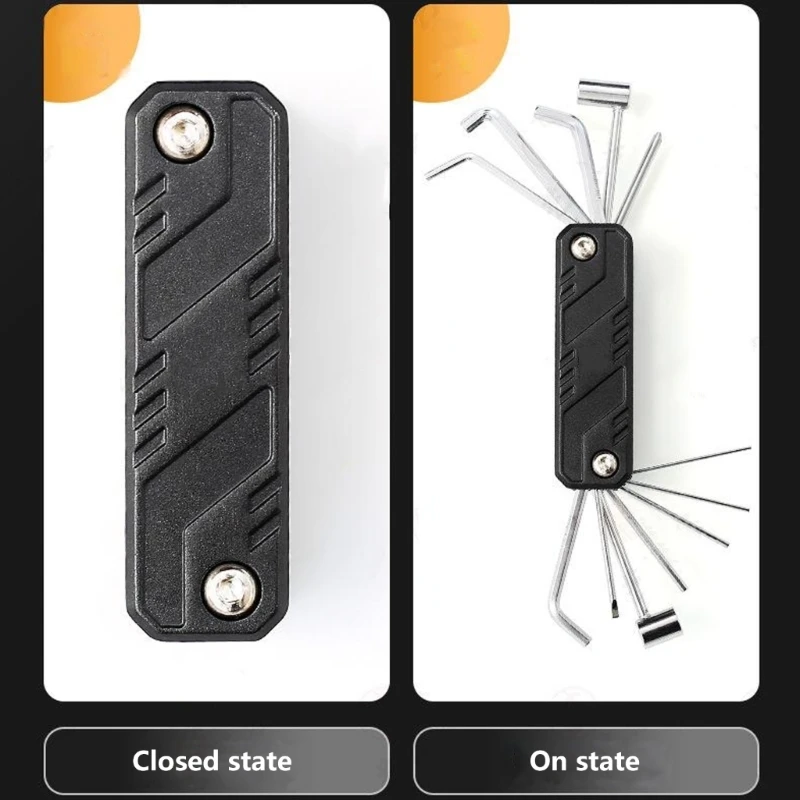 Q39E Guitar Bass Maintenance Tool Alloy Steel Guitar Tuner Tool with Ergonomic Handle