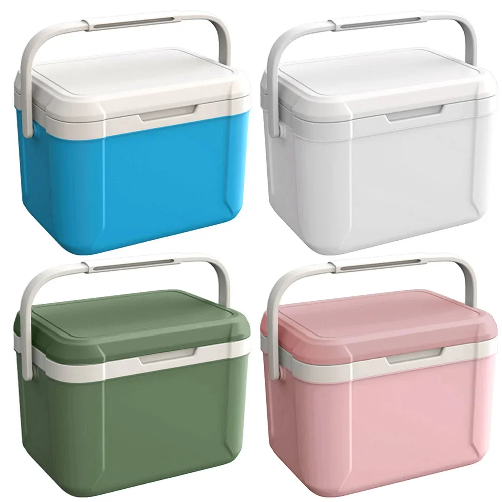 Cooler Box Large Capacity 5L Ice Bottle Cooler Portable Fresh-Keeping Incubator Mini Fridge Camping BBQ Equipment