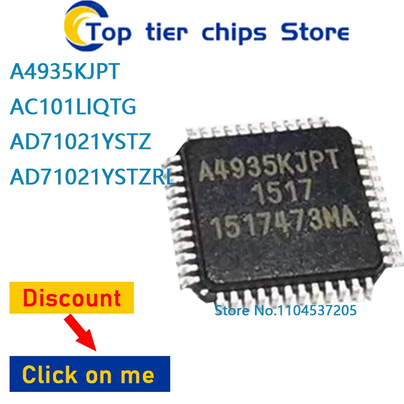 1PCS~5PCS/LOT  A4935KJPT AC101LIQTG AD71021YSTZ AD71021YSTZRL QFP 100% NEW