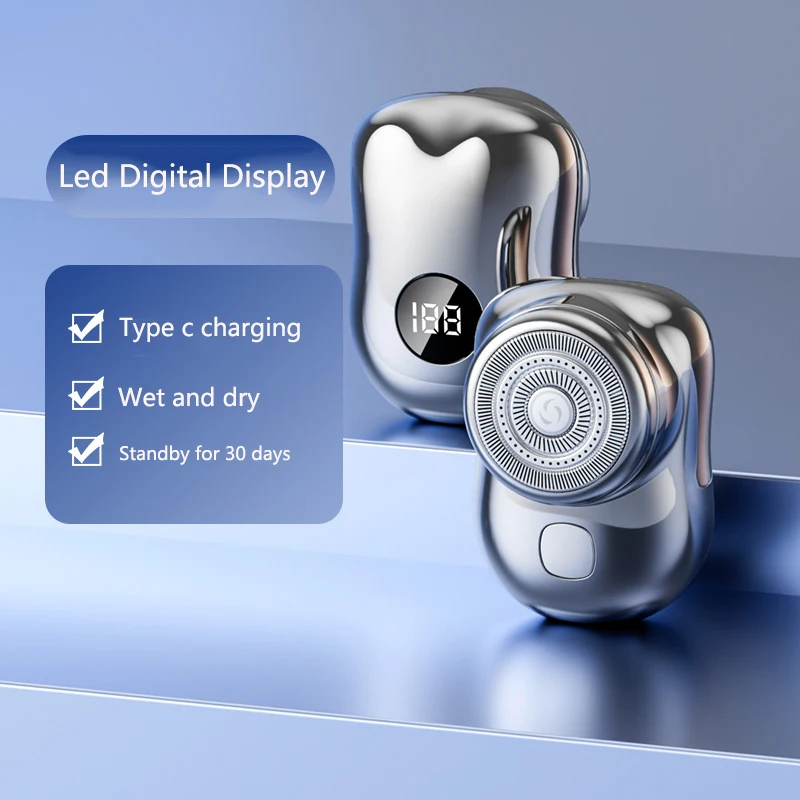 STLF P10S Mini Männer Rasierer Tasche Reise Auto Abnehmbare Waschbare Elektrische Bart Rasierer Rasieren Maschine