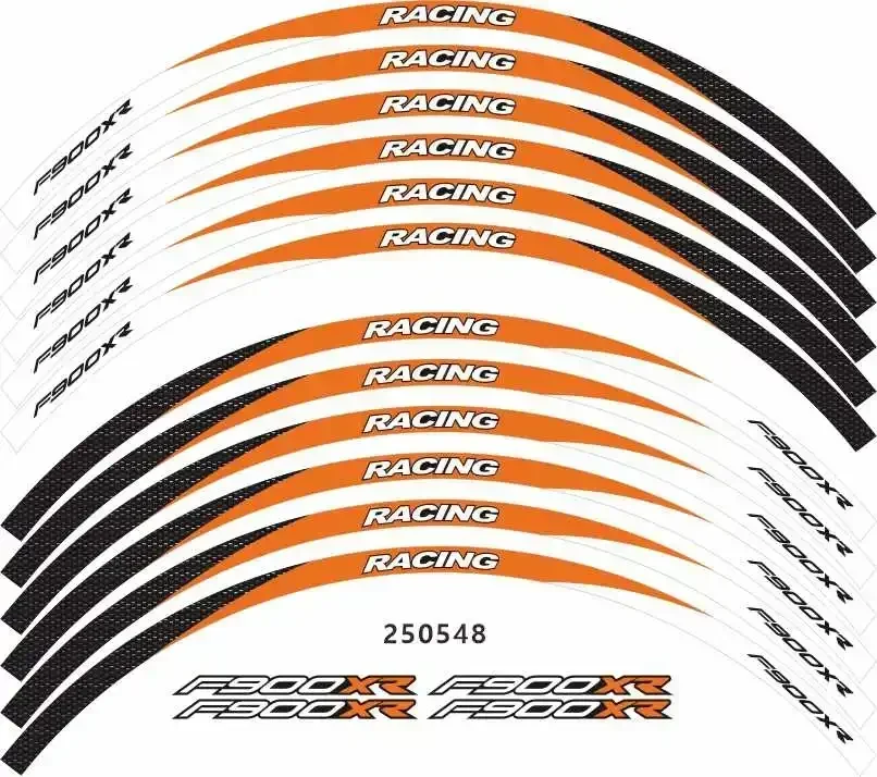 For BMW F900XR Motorcycle Parts Contour Wheel Decoration Decal Sticker - 3 Moto