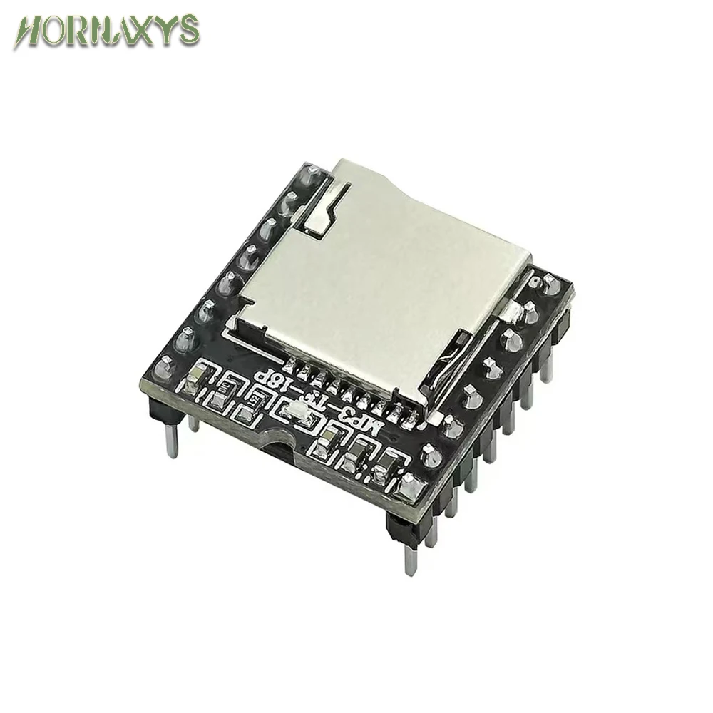 10/1pcs Dfplayer TF Card U Disk Mini MP3 DF Player Audio Voice Module IO/Serial Port/AD MP3-TF-16P For Arduino
