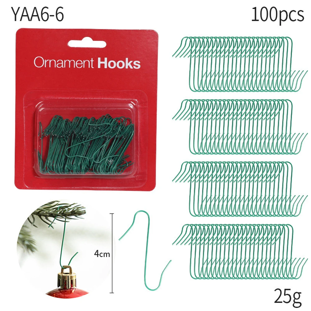 

Gold Ornament Hanger Reusable Year-Round Sturdy Metal Construction Versatile For Crafts Ample Supply Of Hooks Holiday Decorating