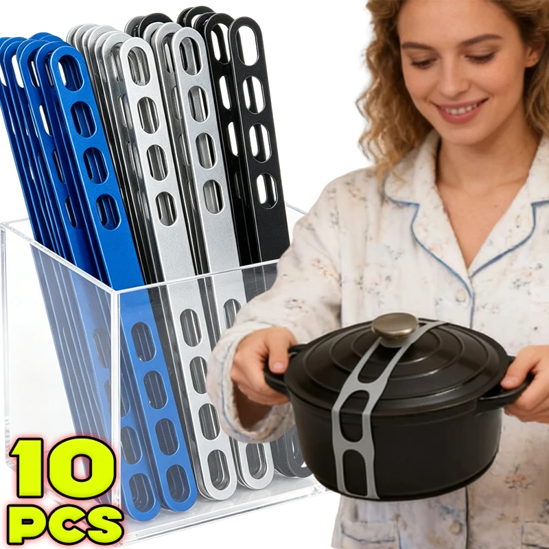 54cm Wiederverwendbare Deckelbänder Silikon-Elastikband Universeller Topfdeckelhalter Lunchbox-Riemen Elastikband Outdoor-Geschirr-Aufbewahrung