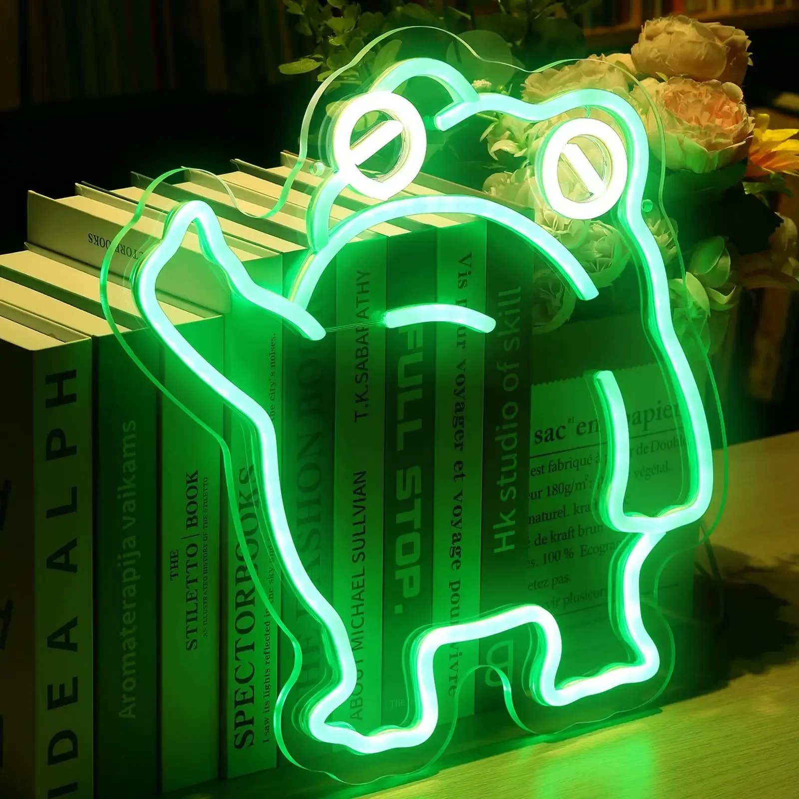 

Neon Signs for Wall Decor, Frog Neon Signs for Room Decor, Gaming Cool LED Neon Lights Signs for Bedroom Decor Wall Art