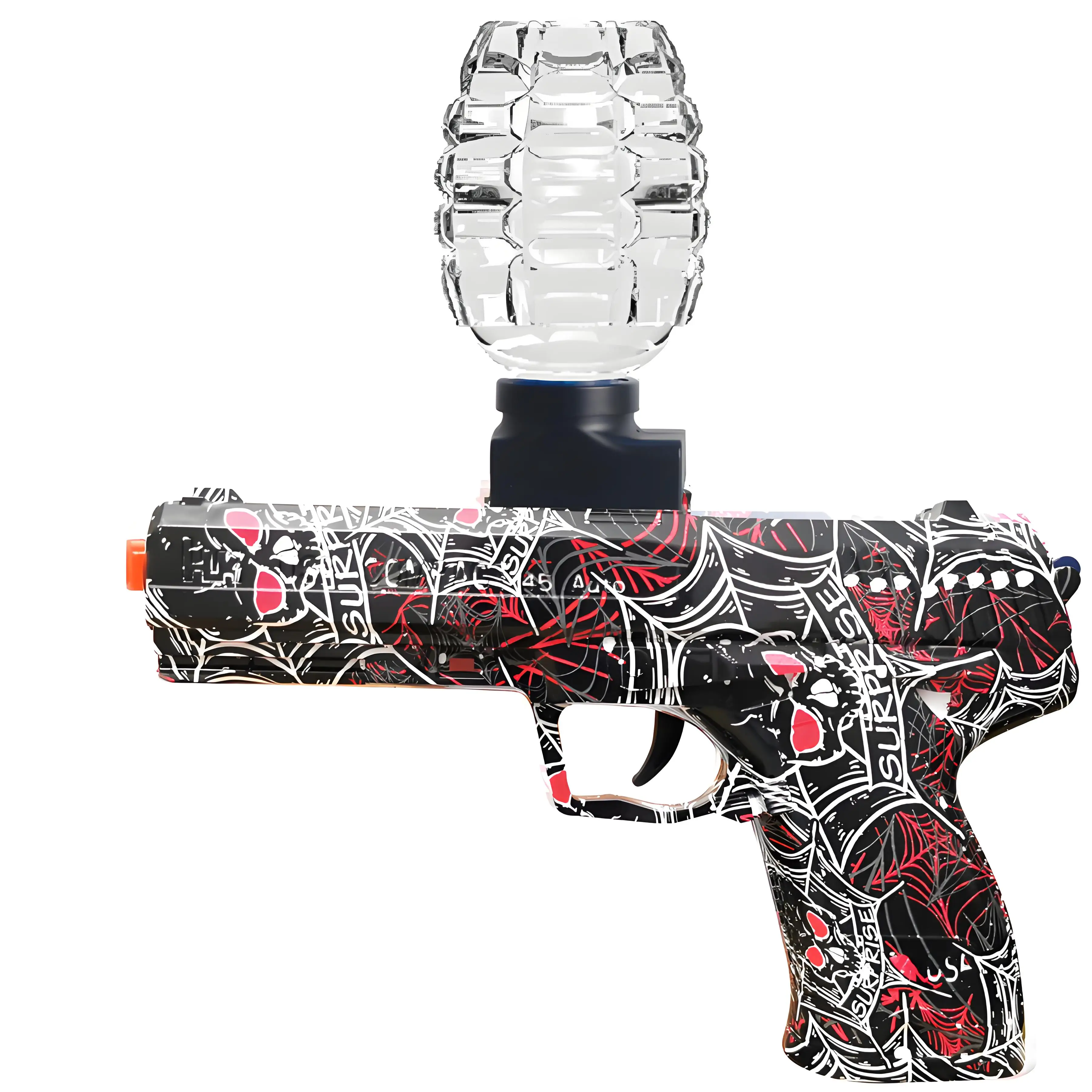 Automatic Gel Ball Blaster, Light Waterproof Splatter Ball Blaster Toy for Outdoor Shooting Game Party Gift Ages 12 & Up