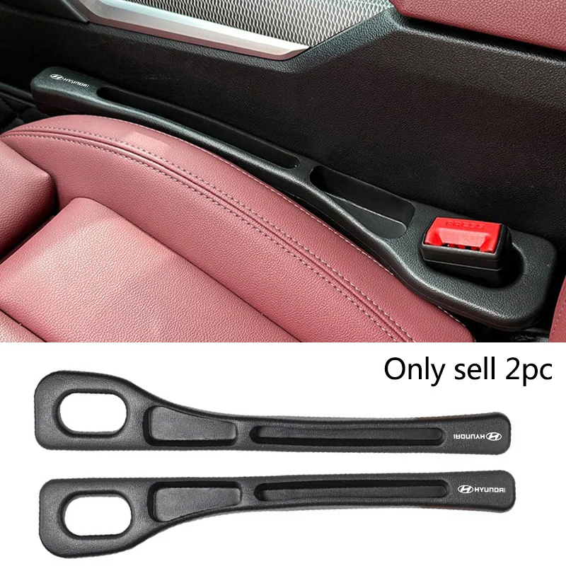 Emblèmes de voiture en cuir, bande anti-fuite pour l'espace entre les sièges, pour Hyundai i30 ix35 ix25 i20 solaris accent tucson, accessoires