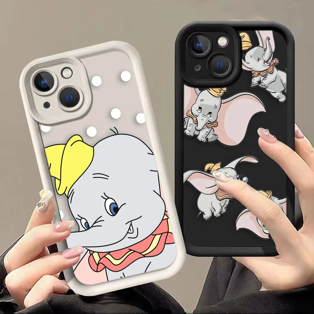 

Disney Cute Dumbo Cartoon Phone Case For Honor 8X 9X X9 20 50 90 Y7A Y9 MAGIC 5 NOVA 9 Y70 Y70S SE PRO 5G Case Cover Funda Shell