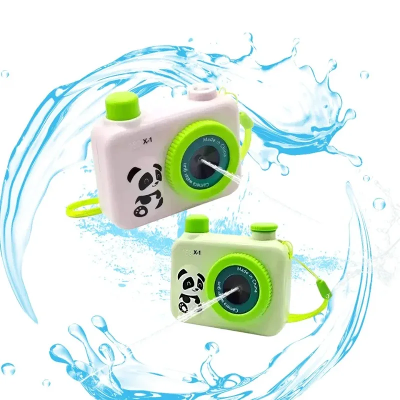 Funny Simulation Camera Water Gun Mini Water Spray Toy for Summer Outdoor Fun Creative Prank Gift for Kids Swimming Pool Party