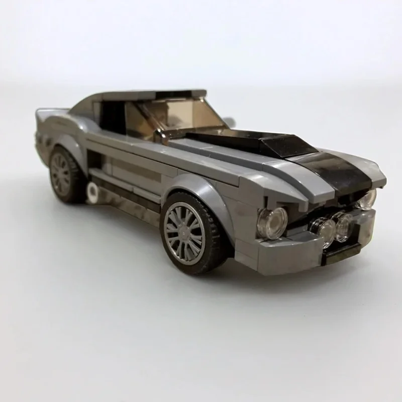 

225PCS MOC City Champions Super Car Eleanor Gone In 60 Seconds Classic Pickup Mustang Shelby GT500 Model Technology DIY Gift Set
