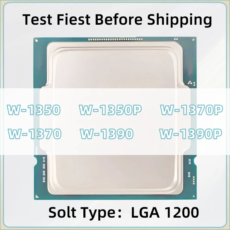 Xeon W-1350 W-1350P W-1370 W-1370P W-1390 W-1390P CPU LGA1200 Original Official Version Motherboard Processor