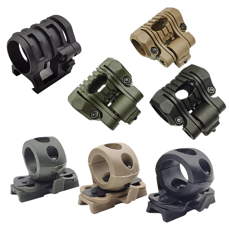 

1pc Helmet Special Lighting Flashlight Support Tactical Helmet Clamp Adaptor Outdoor Sports Cycling Headlight Holder