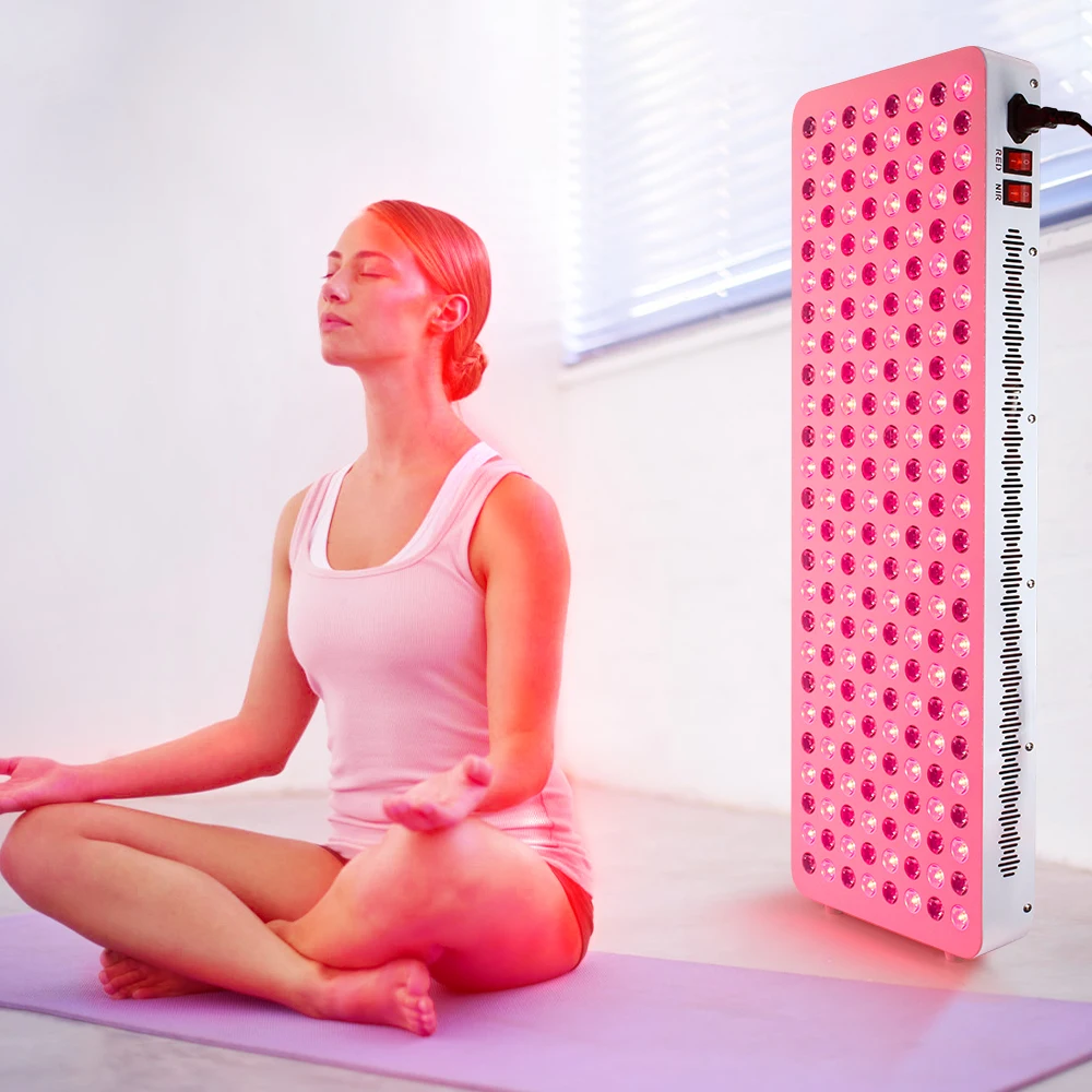 

Панель для светотерапии красным светом 2-в-1: аппарат для снятия боли и фотонной LED-терапии для домашнего использования