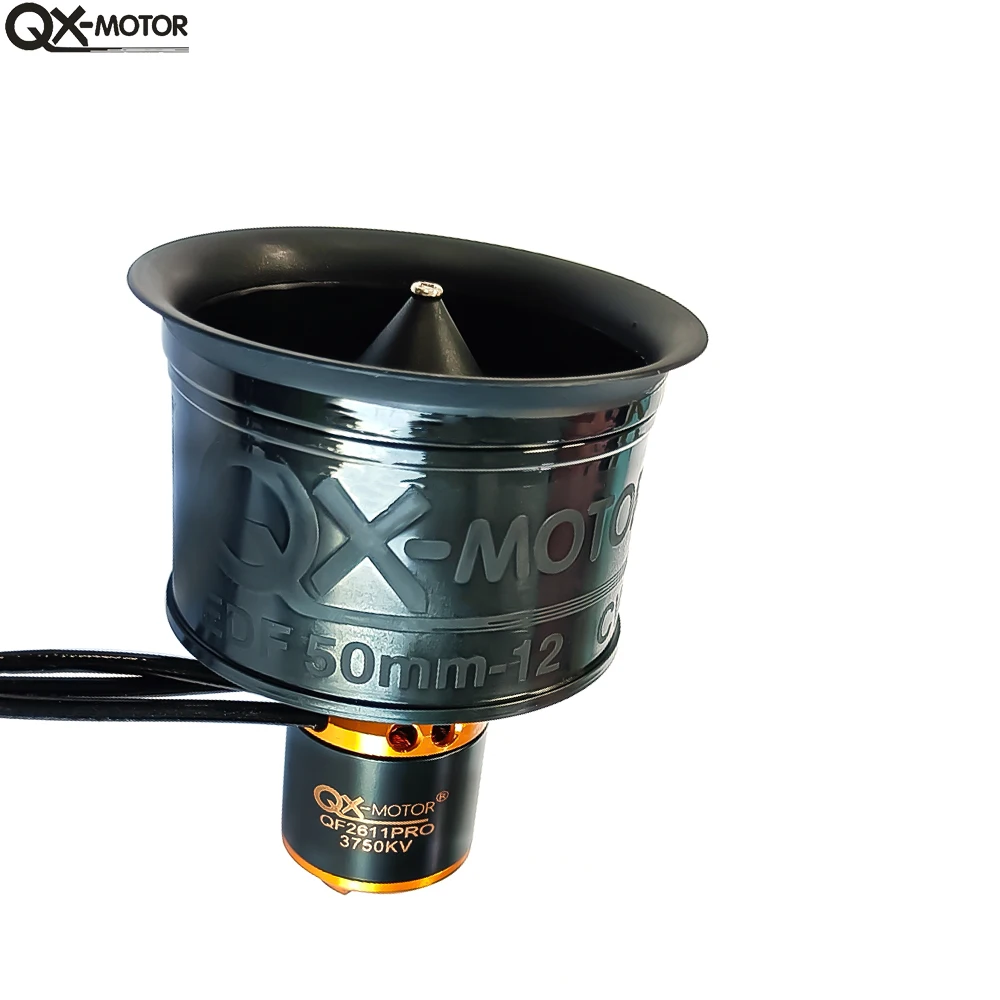 

QX-MOTOR 50mm EDF QF2611 QF2611PRO 12blades Ducted fan CW CCW with Brushless Motor For FPV Multirotor Helicopter Drone Toy Parts
