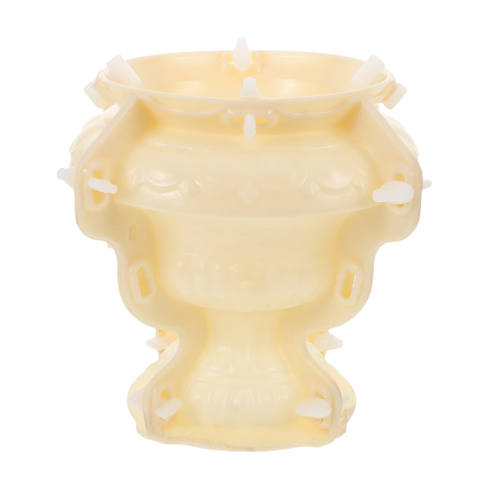 

Пластиковая форма для цветочного горшка для цемента, многоразовая бетонная форма для цветов, европейский римский стиль, садовый декор, контейнер для бонсай, ваза «сделай сам»