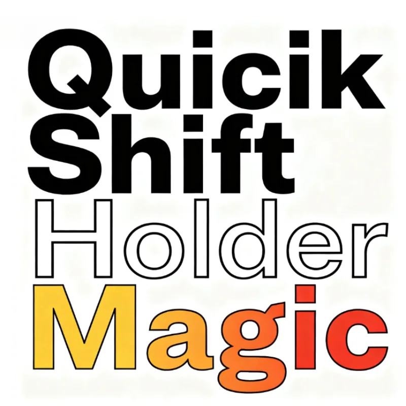 Quick Shift Holder Magic Trick Switching Card Wallet Close-Up Illusion Prop Gimmick for Magicians Street & Stage
