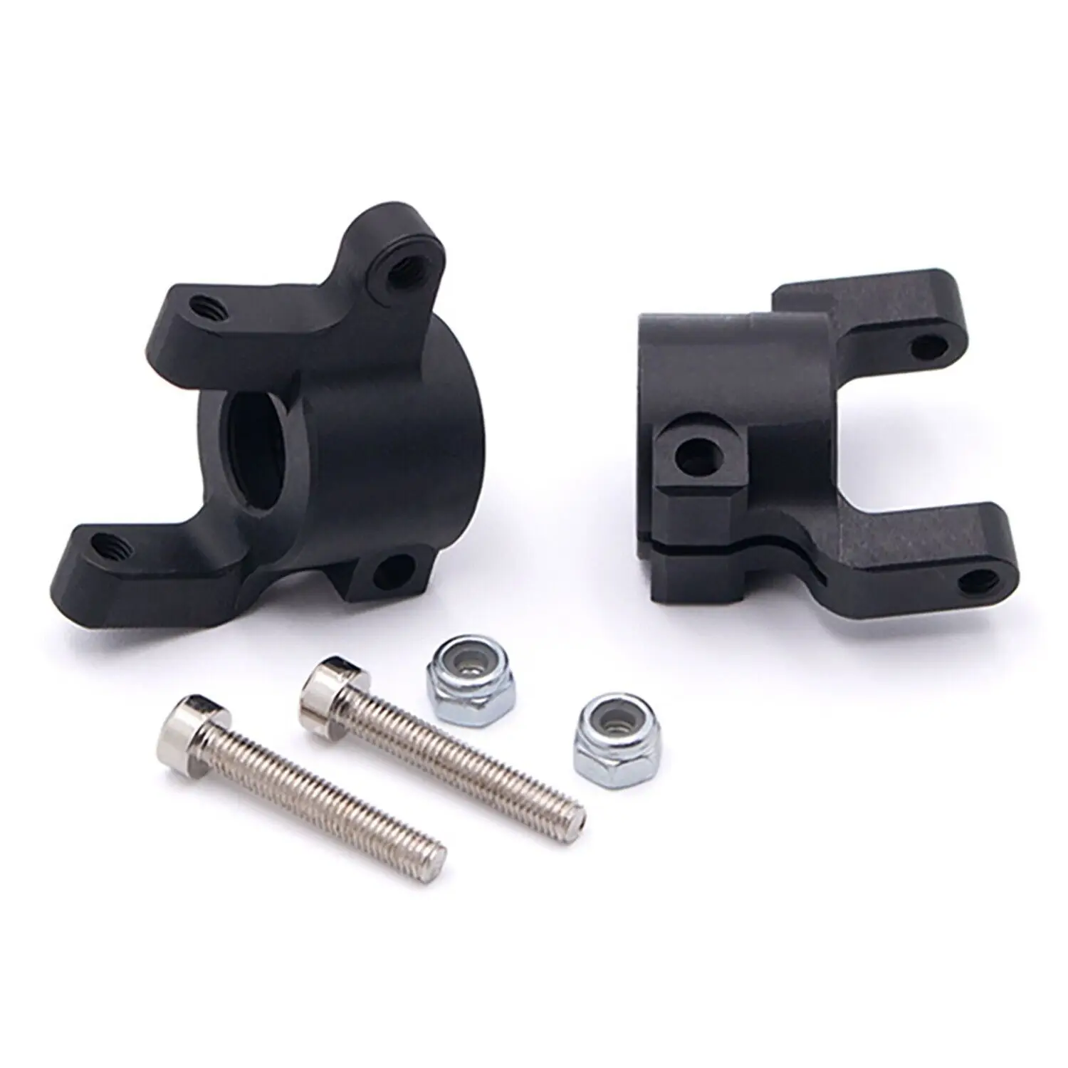 LCX Racing 1/10 RC Crawler Car Aluminum AR44 Steering Knuckles C Hub Carrier Set for Axial SCX10 II Upgrades Parts Accessories