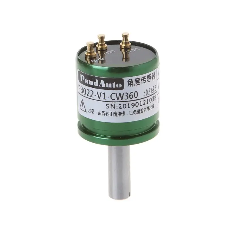 Angle Sensor Hall Effect Potentiometer Analog Transducer Rotation Displacement Non Contact Instrument DC 5V