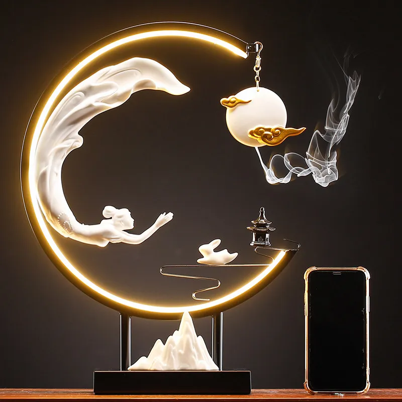 Metal Diffuser Incense Burner Accessories Electric Props Fashionable Incense Burner Sandal Wood Porta Incienso Home Fragrance