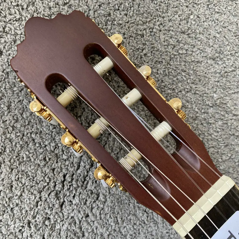 i637 D'Angelico Classical Acoustic Guitar, 19-Fret, Smoked Finish, Taiwanese Made, Clearance Stock