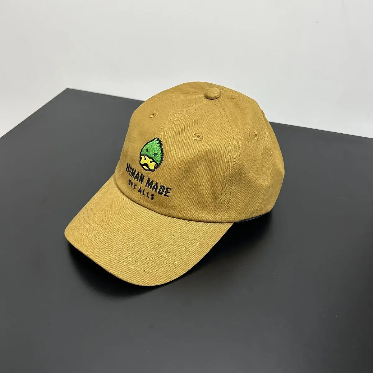 Latest Human Made Bear Embroidered 6 Panel Cap Curved Brim Unisex Summer Streetwear