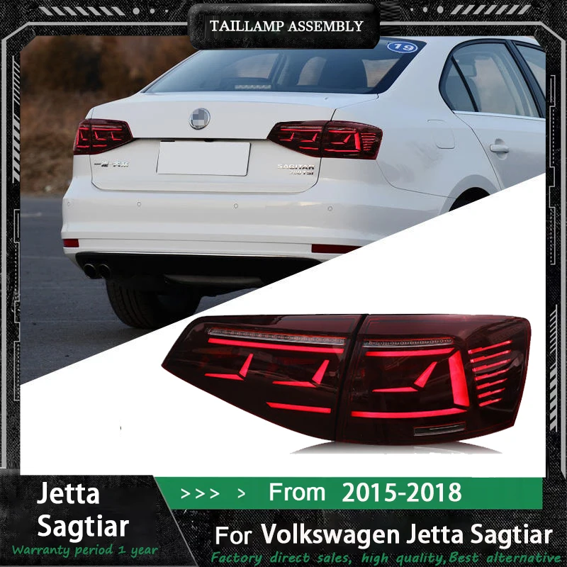 

Задние фонари для VW Volkswagen Jetta MK6 2015 2016-2018 Задние фонари Светодиодные задние фонари Дымчатый задний фонарь Задний фонарь в сборе Стоп-сигналы