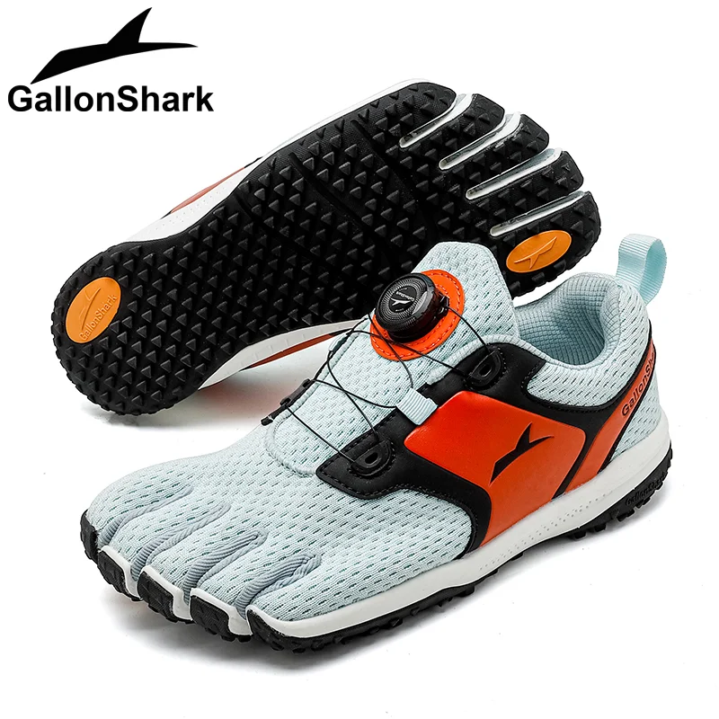 Anti-Slip Five Finger Sneakers, GallonShark Lightweight Mesh Shoes for Water Activities, Yoga, Camping & Daily Wear